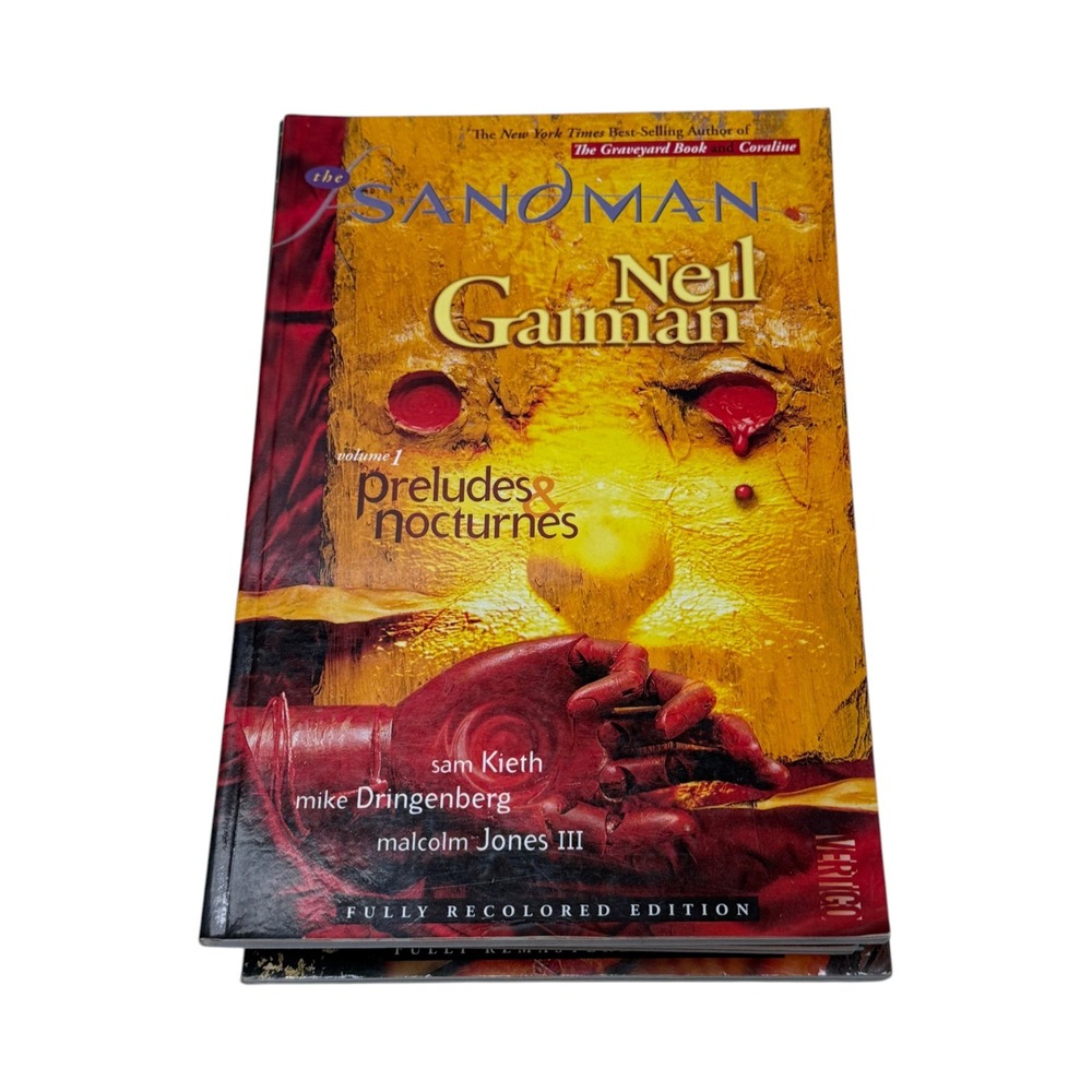 The Sandman Preludes & Nocturnes PB Book Vol 1 2010 Gaiman Fully Recolored